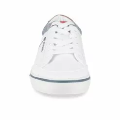 Baskets BLANC DENIM SIDE -Claquettes Soldes baskets blanc denim side 14