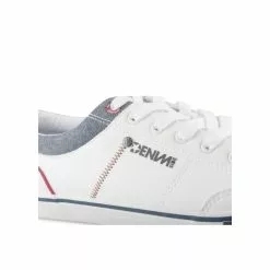 Baskets BLANC DENIM SIDE -Claquettes Soldes baskets blanc denim side 16