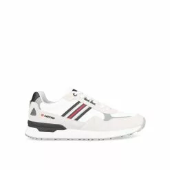 Baskets BLANC LOTTO -Claquettes Soldes baskets blanc lotto 1