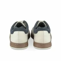 Baskets BLANC MEGIS CASUAL -Claquettes Soldes baskets blanc megis casual 3