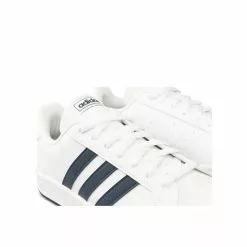 Baskets BLANCHES Grand Court Base ADIDAS 11 Baskets BLANCHES Grand Court Base ADIDAS -Claquettes Soldes baskets blanches adidas grand court base 4