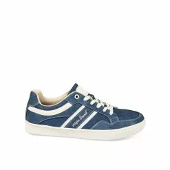 Baskets BLEU DENIM SIDE -Claquettes Soldes baskets bleu denim side 3