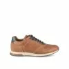 Baskets COGNAC DENIM SIDE -Claquettes Soldes baskets cognac denim side 13