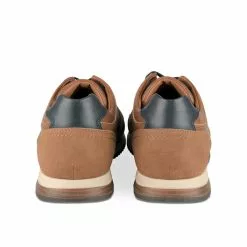 Baskets COGNAC DENIM SIDE -Claquettes Soldes baskets cognac denim side 16