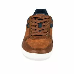 Baskets COGNAC DENIM SIDE 11 Baskets COGNAC DENIM SIDE -Claquettes Soldes baskets cognac denim side 7