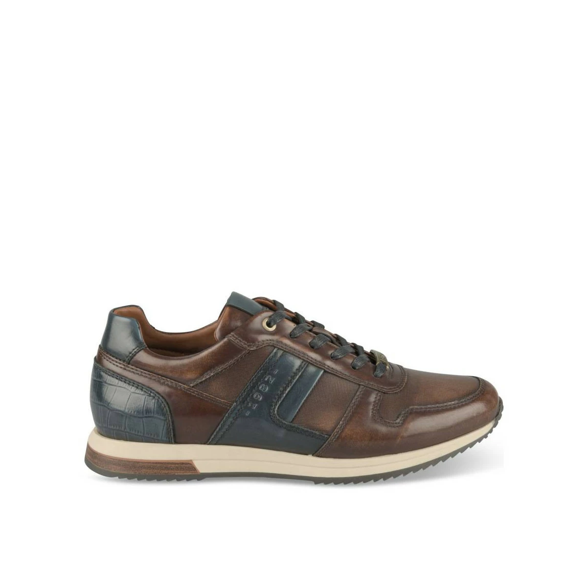 Baskets COGNAC DENIM SIDE 3 Baskets COGNAC DENIM SIDE