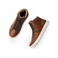 Baskets COGNAC FREECODER -Claquettes Soldes baskets cognac freecoder 4