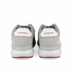 Baskets GRIS COTTON BELT -Claquettes Soldes baskets gris cotton belt 3