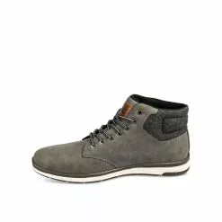 Baskets GRIS DENIM SIDE -Claquettes Soldes baskets gris denim side 14