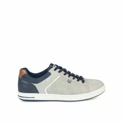 Baskets GRIS DENIM SIDE -Claquettes Soldes baskets gris denim side 42