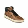 Baskets MARRON DENIM SIDE -Claquettes Soldes baskets marron denim side