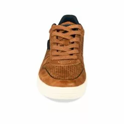 Baskets MARRON DENIM SIDE -Claquettes Soldes baskets marron denim side 46