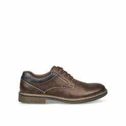 Baskets MARRON DENIM SIDE -Claquettes Soldes baskets marron denim side 49