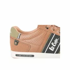 Baskets MARRON LEE COOPER -Claquettes Soldes baskets marron lee cooper 4