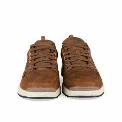 Baskets MARRON SKECHERS -Claquettes Soldes baskets marron skechers 7