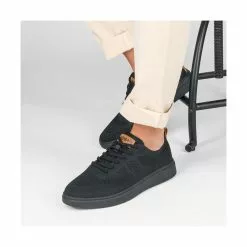 Baskets NOIR DENIM SIDE -Claquettes Soldes baskets noir denim side 21