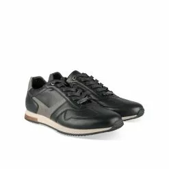 Baskets NOIR DENIM SIDE -Claquettes Soldes baskets noir denim side 28