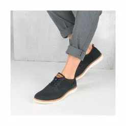 Baskets NOIR DENIM SIDE -Claquettes Soldes baskets noir denim side 33