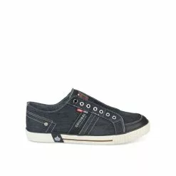 Baskets NOIR DENIM SIDE -Claquettes Soldes baskets noir denim side 40