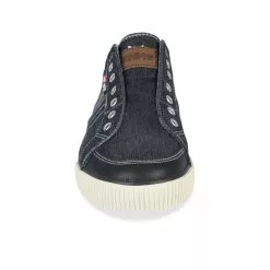 Baskets NOIR DENIM SIDE -Claquettes Soldes baskets noir denim side 43