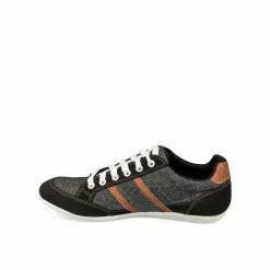 Baskets NOIR DENIM SIDE -Claquettes Soldes baskets noir denim side 96