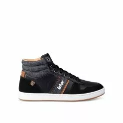 Baskets NOIR LEE COOPER -Claquettes Soldes baskets noir lee cooper 22