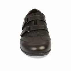 Baskets NOIR NEOSOFT HOMME CUIR -Claquettes Soldes baskets noir neosoft homme cuir 4