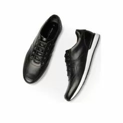 Baskets NOIR PIERRE CARDIN -Claquettes Soldes baskets noir pierre cardin 4