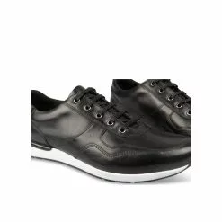 Baskets NOIR PIERRE CARDIN -Claquettes Soldes baskets noir pierre cardin 5