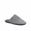 Chaussons BLEU DENIM SIDE -Claquettes Soldes chaussons bleu denim side