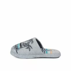 Chaussons GRIS DENIM SIDE -Claquettes Soldes chaussons gris denim side 8