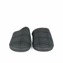 Chaussons GRIS ISOTONER 9 Chaussons GRIS ISOTONER -Claquettes Soldes chaussons gris isotoner 12