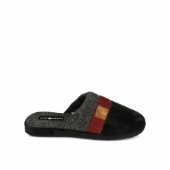 Claquettes Soldes -Claquettes Soldes chaussons noir cape mountain 13