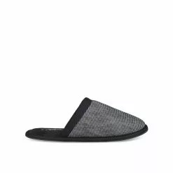 Chaussons NOIR DENIM SIDE -Claquettes Soldes chaussons noir denim side 41