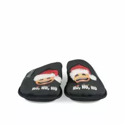 Chaussons NOIR EMOJI -Claquettes Soldes chaussons noir emoji 2