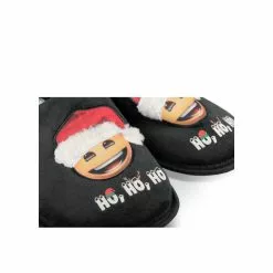 Chaussons NOIR EMOJI -Claquettes Soldes chaussons noir emoji 4