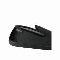 Chaussons NOIR ISOTONER -Claquettes Soldes chaussons noir isotoner 24