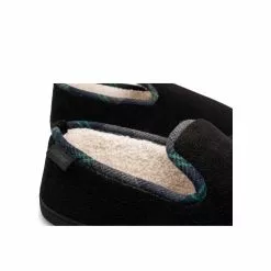 Chaussons NOIR ISOTONER -Claquettes Soldes chaussons noir isotoner 29