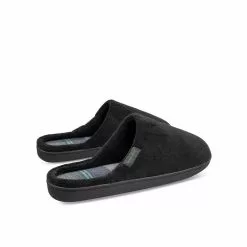 Chaussons NOIR ISOTONER -Claquettes Soldes chaussons noir isotoner 39
