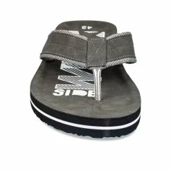 Claquettes GRIS DENIM SIDE -Claquettes Soldes claquettes gris denim side 4