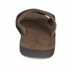 Claquettes MARRON DENIM SIDE -Claquettes Soldes claquettes marron denim side 2