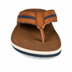 Claquettes MARRON DENIM SIDE -Claquettes Soldes claquettes marron denim side 24