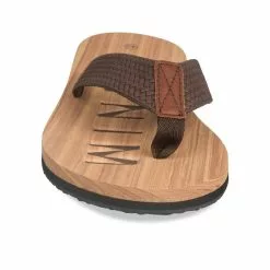 Claquettes MARRON DENIM SIDE -Claquettes Soldes claquettes marron denim side 39