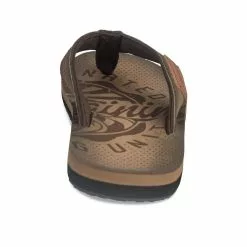 Claquettes MARRON DENIM SIDE -Claquettes Soldes claquettes marron denim side 7