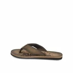 Claquettes MARRON DENIM SIDE -Claquettes Soldes claquettes marron denim side 8