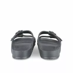 Claquettes NOIR COTTON BELT -Claquettes Soldes claquettes noir cotton belt 18