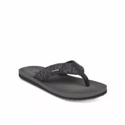 Claquettes NOIR DENIM SIDE