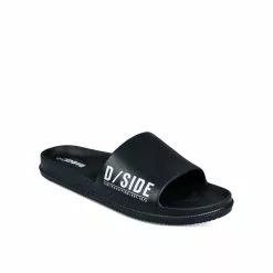 Claquettes NOIR DENIM SIDE