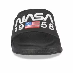Claquettes NOIR NASA 11 Claquettes NOIR NASA -Claquettes Soldes claquettes noir nasa 4