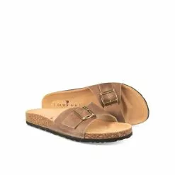 Mules BEIGE CAPE BOARD CUIR -Claquettes Soldes mules beige cape board cuir 19